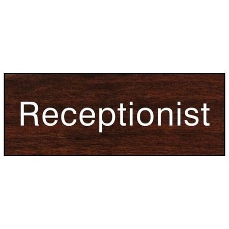 Accuform 8 in W x 3 in H, Engraved Plastic PSG830WL